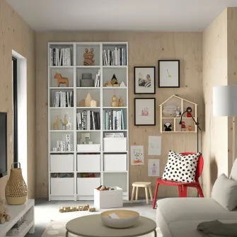 IKEA BILLY Biblioteca, alb, 120x28x237 cm