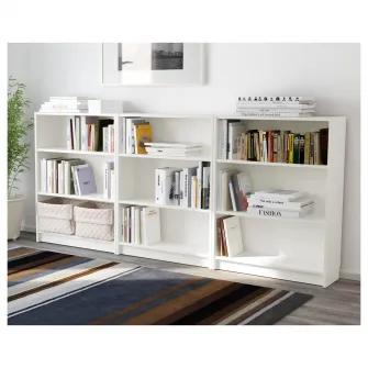 IKEA BILLY Biblioteca, alb, 240x28x106 cm