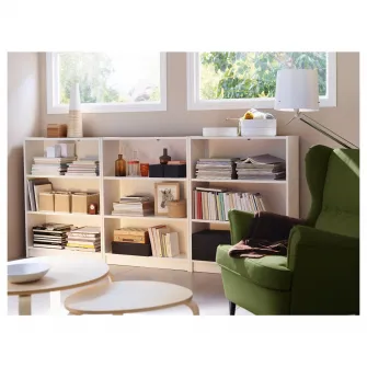 IKEA BILLY Biblioteca, alb, 240x28x106 cm