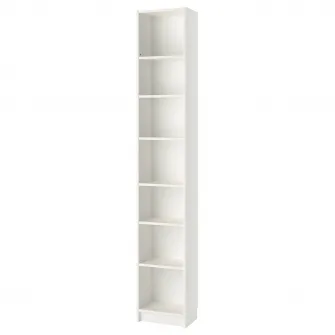 IKEA BILLY Biblioteca, alb, 40x28x237 cm