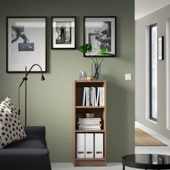 IKEA BILLY Biblioteca, aspect stejar, 40x28x106 cm