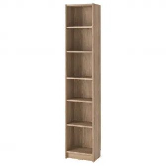 IKEA BILLY Biblioteca, aspect stejar, 40x28x202 cm