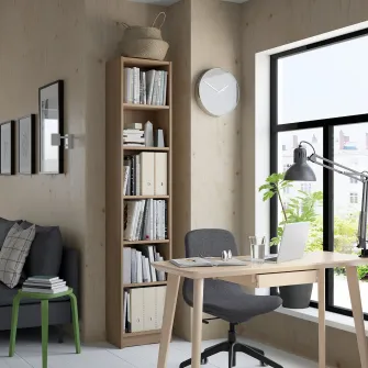 IKEA BILLY Biblioteca, aspect stejar, 40x28x202 cm
