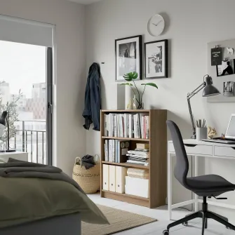 IKEA BILLY Biblioteca, aspect stejar, 80x28x106 cm