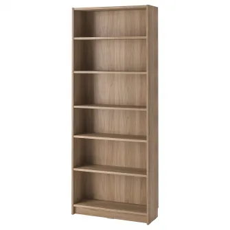 IKEA BILLY Biblioteca, aspect stejar, 80x28x202 cm