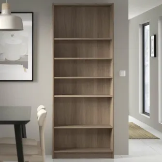 IKEA BILLY Biblioteca, aspect stejar, 80x28x202 cm