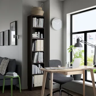 IKEA BILLY Biblioteca, maro-i aspect stejar, 40x28x202 cm