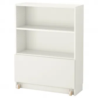 IKEA BILLY Biblioteca+sertar, alb, 80x30x106 cm