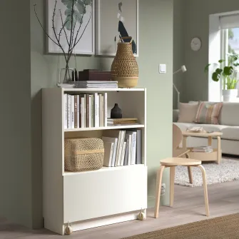 IKEA BILLY Biblioteca+sertar, alb, 80x30x106 cm
