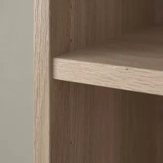 IKEA BILLY Biblioteca+unitate extens inaltime, aspect stejar, 80x28x237 cm