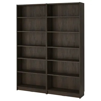 IKEA BILLY Combinatie biblioteca, maro-i aspect stejar, 160x28x202 cm