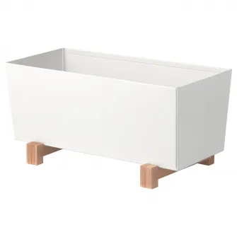 IKEA BITTERGURKA Ghiveci, alb, 32x15 cm