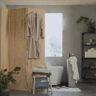 IKEA BJÄLVEN Halat baie, bej, L/XL