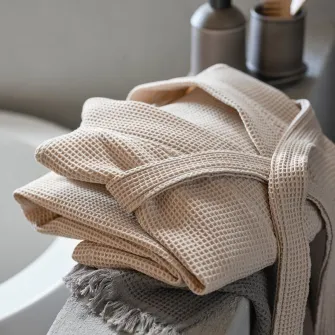 IKEA BJÄLVEN Halat baie, bej, L/XL