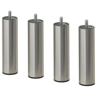 IKEA BJORLI Picior, aspect otel inoxidabil, 12.5 cm