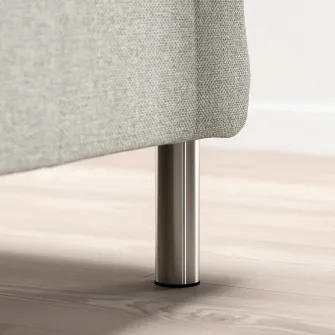 IKEA BJORLI Picior, aspect otel inoxidabil, 12.5 cm