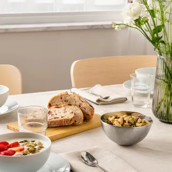 IKEA BLANDA BLANK Bol, inox, 12 cm