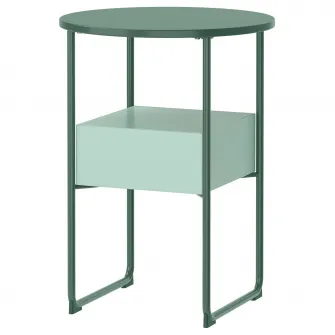 IKEA BLANKHÄLLAN Noptiera, verde/turcoaz