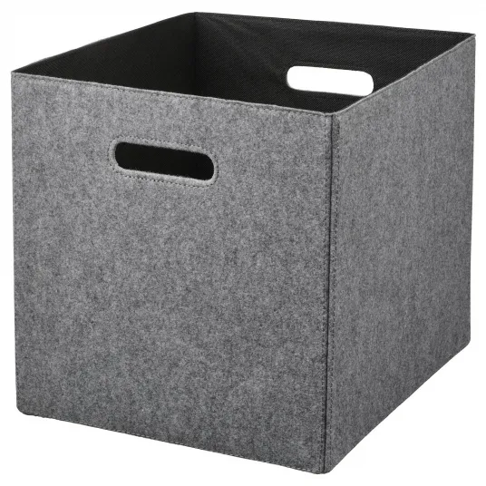 IKEA BLÄDDRA Cutie, gri, 33x38x33 cm