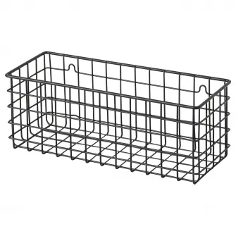 IKEA BLECKSJÖN Cos perete, negru, 31x12x12 cm
