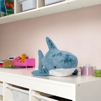 IKEA BLÅHAJ Jucarie de plus, pui de rechin, 55 cm