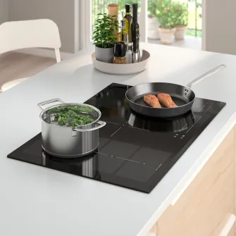 IKEA BLIXTSNABB Plita cu inductie, IKEA 700 negru, 78 cm