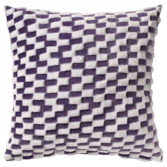 IKEA BLÅSKATA Fata perna, purpuriu/cu model, 50x50 cm