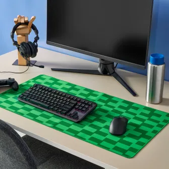 IKEA BLÅSKATA Suport mouse de gaming, verde/cu model, 40x80 cm