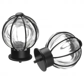 IKEA BLÅST Capete, 1 pereche, negru