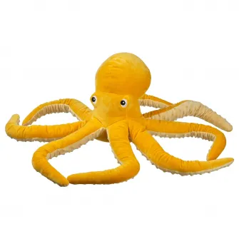 IKEA BLÅVINGAD Jucarie de plus, caracatita/galben, 50 cm