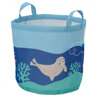 IKEA BLÅVINGAD Sacosa depozitare, model animale marine/multicolor