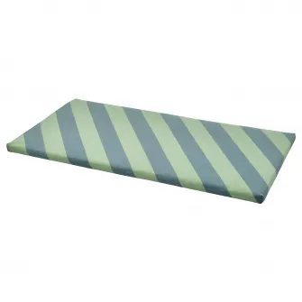 IKEA BÄNKKAMRAT Saltea banca, albastru/verde, 90x50x3 cm