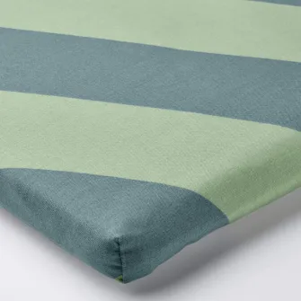 IKEA BÄNKKAMRAT Saltea banca, albastru/verde, 90x50x3 cm
