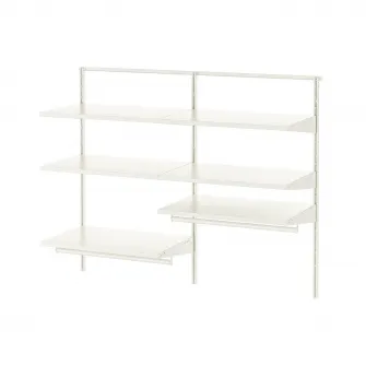 IKEA BOAXEL Combinatie dulap, alb, 125x40x101 cm
