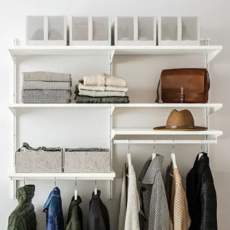 IKEA BOAXEL Combinatie dulap, alb, 125x40x101 cm