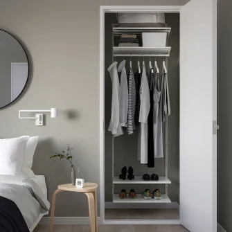 IKEA BOAXEL Combinatie dulap, alb, 62x40x201 cm