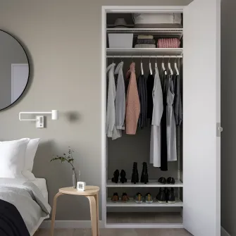 IKEA BOAXEL Combinatie dulap, alb, 82x40x201 cm