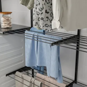 IKEA BOAXEL Uscator rufe, antracit, 60x40 cm