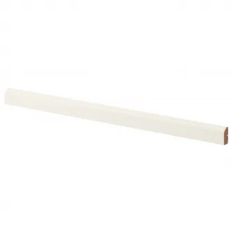 IKEA BODBYN Bagheta decorativa, alb murdar, 221x6 cm