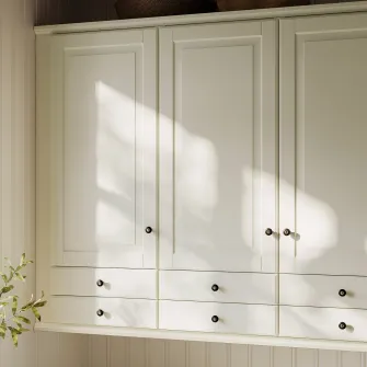 IKEA BODBYN Usa, alb murdar, 30x80 cm