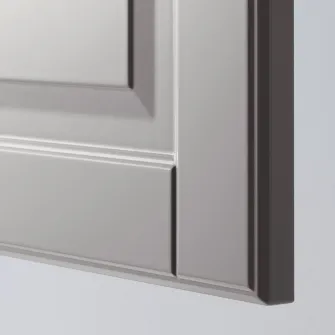 IKEA BODBYN Usa corp baza colt, gri, 25x80 cm