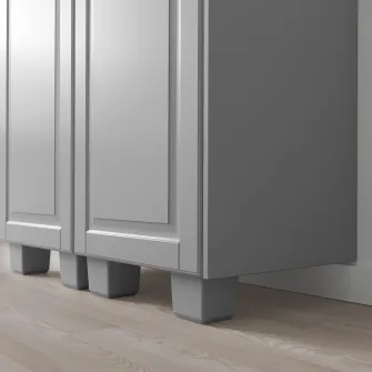 IKEA BODBYN Picior, gri, 8 cm