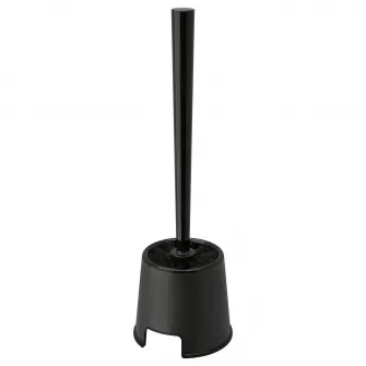 IKEA BOLMEN Perie WC/suport, negru