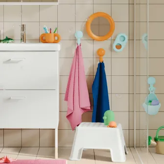 IKEA BOLMEN Taburet, alb
