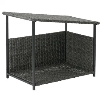 IKEA BOLMSÖ Pat caine, exterior gri inchis