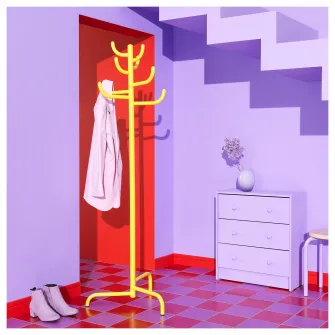 IKEA BONDSKÄRET Cuier, galben, 175 cm