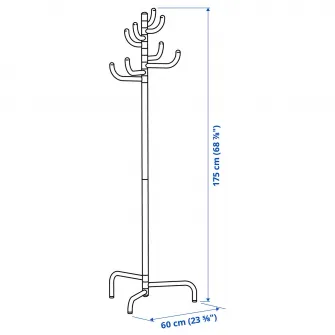 IKEA BONDSKÄRET Cuier, galben, 175 cm