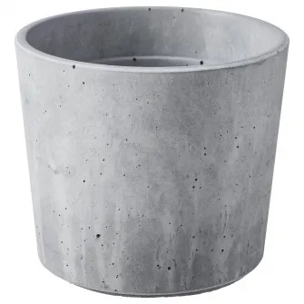 IKEA BOYSENBÄR Ghiveci, interior/exterior gri, 9 cm