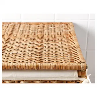 IKEA BRANÄS Cos rufe cu captuseala, ratan, 80 l