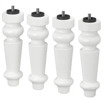 IKEA BRATTVÅG Picior, alb, 20 cm